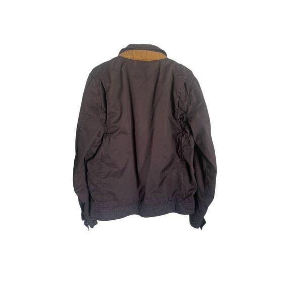 Timberland Mens Brown Long Sleeve Full Zip Front Utility Jacket Size Medium - Picture 3 of 16